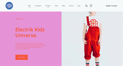 Desktop Screenshot of electrikkidz.com